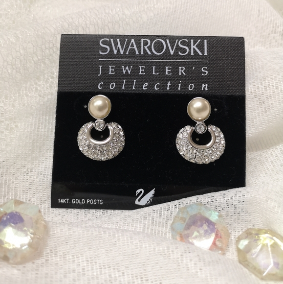 Swavorski Crystal Earrings - Picture 1 of 1